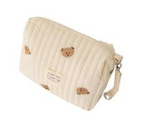 mophrati Fashionable Baby Change Organizer Bags Large Capacity And Easy To Install Cotton Baby Stroller Organizer Diaper Bag, bear