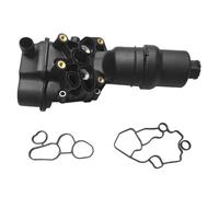 mophrati Filter Base Bracket Engine Housing Assembly Oil Cooler Heat Exchanger Great Surge Function