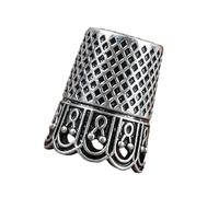 mophrati Fingertip Thimble Best Sewing Protector Hand Sewing Quilting Essential Accessories For Creative Projects Finger Guards Supplies Tools Accessories, Silver, 1.5x1.5x2.5cm
