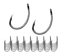mophrati Fishing Hooks Set Saltwater Freshwater Tackle Reliable Portable Fishing Hooks Equipment Recreational Fly For Tying Trout Flies Fly