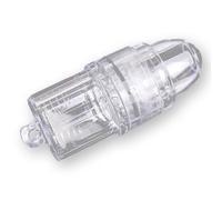 mophrati Fishing Light Plastic Waterproof Attracting Lamp Underwater Luring Lights Fish Gear Portable Luminous Flash Lamps, Yellow