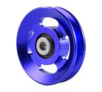mophrati Fitness Equipment Replacement Parts Pulley System For Enhanced Performance On Various Gym Machines And Adjustable Workouts Cable Machine Aluminum Alloy Metal Bearing, Blue, 88mm