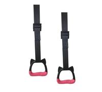 mophrati Fitness Exerciser Trainer Durable MaterialOur Gymnastics Rings Made Of Nylon Adjustable Straps Adjustable StrapThere Are Also Equipped With Straps To Meet Different Height Needs.