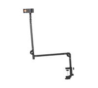 mophrati Flexible Adjustable Microphone Stand Arm Heavy Duty Podcasting Recording Streamers Users Metal Mic Stand Can Securely Hold Microphone Without Any Risk Of Tipping Over Or Falling.