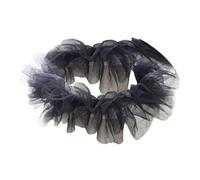 mophrati Flounced Collar Big Shawl Elegant Women False Collar Beautiful And Classic Look Suitable For Various Dress Styles False Coat Dress Sweater Autumn Winter, black, 40x6cm