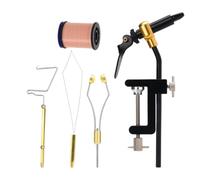 mophrati Fly Tying Device Unique Fly Tying Tools Set Crafted for Beginners and Professionals Enjoying Water Sports Together Bobbin Thread Holder Bobbin Holder, Light Pink