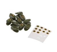 mophrati Fly Tying Materials Fish Skull Fitted With Bright 3D Yellow Eyes Optimizing Streamer Head Performance Fly Tying Skulpin Head Copper Beads Sculpin Pattern