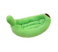 mophrati for Creative Banana Shape Pet Bed With Plush Cushion Provides Comfortable Retreat During Chilly Nights Made Plush Filled With Pearl Cotton Banana