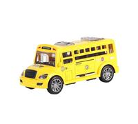 mophrati for Creative School Bus Toys Featuring Inertia Driving Fun Openable Doors Learning Toy For Preschool Boys Girls Inertial School Bus Model Toys, Yellow, 13x5.5x6cm