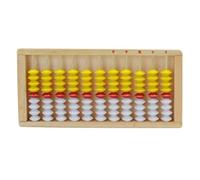 mophrati Fun And Educational Abacus Math Toys Counting Skills For Children Aged Six To Ten Years 11 Digits Chinese Traditional Abacus Math Toy For Kids. Small Size And 9 Colorful Beads