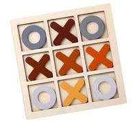 mophrati Fun Filled XO Chess Board Games Offering Exciting Play With tional Puzzle Game And Interactive Family Game Connection Intelligent Puzzle tional Brain Teasers, coffee, 14.5x14.5cm