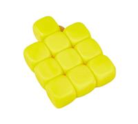 mophrati Fun Silicone Stone Toys Holiday Gatherings And Family Fun Silica Gel Nostalgic Classic Parent-child Mini Game, yellow