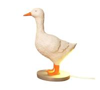 mophrati Funny Duck Night Light LED Egg Night Light Unique Decorative Table Lamp for Kids Spaces Add Cozy Atmosphere to Space. Animals Sculpture Table About 14cmx15cm/5.51inch X