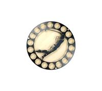 mophrati Golf Ball Display Holder Designed Circular Grooves Prevent Rolling Off for Creative Round Wall Home Decor Golf Ball Wall Hanging Decoration Art Hanging Decorative