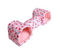 mophrati Guinea Pig Tunnels Multiple Cozy Area Small Animal Play Tunnels Making Happiness Offering Warm Environment Where Can Sleep Or Play Comfortably Made Polyester