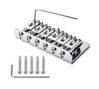 mophrati Guitar Bridge Universal Playing Components Music Instrument Fittings Fixed Hardtail Saddle Tailpiece Replace Accessory