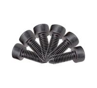 mophrati Guitar Screws Hardware Parts Addition For Every Musical Instrument Accessories Collection And DIY Project Innovation Musical Instrument Accessories Guitar, Black, Length 15.5mm