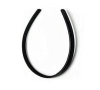 mophrati Hair Hoop Headbands Black Unisex Hair Supplies Lightweight Comfortable Hair Accessories Sports Equipment for Men Women, Flat