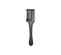 mophrati Hairdressing Comb with Handle Dual Purpose DIY Styling Tool Multi-purpose Hair Thinner Professional Barber Trimmer, Black