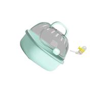 mophrati Hamster Carrier Cage Compact And Spacious All Outdoor Activities With Pets Hamster Carry Case Cage Adopts Transparent Window Guinea Pig Pet Outgoing Traveling Habitat, blue, 20x18x16cm