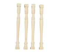 mophrati Handmade 4x 1/12 Scale Dollhouse Balustrade Post for DIY Crafting Scene Layout