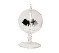 mophrati Handmade Solar Glass Windmill Desk Toys Rotating Educational Decorative Gift Home Office Can Promote Four Fans Rotation. Solar Power Radiometer Sun Light Energy Crookes
