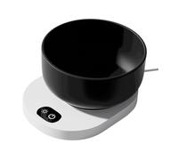 mophrati Heated Water Bowl For Dogs Cats Maintains Optimal Temperature Providing Pets With Hydration And Warmth Winter And Summer Adjustable Temperature Pet Feeder USB Rechargeable