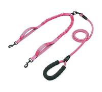 mophrati High-Density Weaving Dog Leash Wear-Resistant and Sturdy for Active Dogs Puller Lining Using Space Cotton As Ra W Pet, Pink
