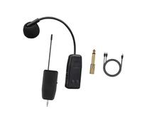 mophrati High Fidelity Wireless Mic Adjustable Angle With 5MM 5MM Converter Plug For Instant Performance Making Compatible Various Such As Cellos Professional Mic Instrument, Black, Short clip