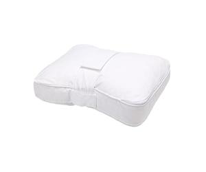 mophrati Home Under Knee Pillow Knees Cushion With Strap Soft Knee Pillow Companion For Comfortable Sleep On Side Soft For Side Sleepers Neck Pillows, White, 34x24cm