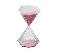 mophrati Hourglass 30 Minutes Pink Sand Timer Helping Improve Focus During Exercises Or Relaxation Sessions Sand Clock Timer Is Made Of Transparent Glass