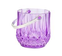 mophrati Ice Bucket Clear Acrylic Ice Container Exceptional Chilling Beverages at Events with.Makes Chilling Breezes. Plastic Champagne Beer Wine Chiller with Handle