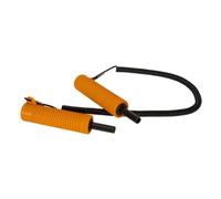 mophrati Ice Pick Fishing Non-Skid with Handle Portable for Icebreaker Sturdy Retractable Protective Gear Cone Durable Winter Fishing, Orange