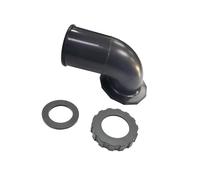 mophrati Inflator Hoses For Diving Lightweight And Flexible For Performance Good Ductility Diving Accessory Round, Black, BC Pipe Elbow