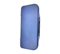 mophrati Innovative Travel Paint Palette with 18 Wells and Leakproof Lid Designed for Artists On Move Good Sealing and Leakproof Portable Painting Pallet Paint Box Multifunction, Navy Blue, 27x24cm