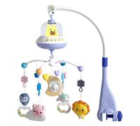 mophrati Interactive and Engaging Baby Mobile Rattles Toys Assembly with Cartoon Bell and Lullaby