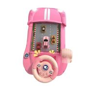 mophrati Interactive Simulation Driving Steering Wheel Toy With Engaging Sound Effects Offering Fun Learning Opportunities For Young Minds Simulation Driving, pink, 36.5x21.5x11cm