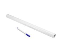 mophrati Jumbo Chalkboard Contact Paper Roll Wall Decals Stickers Home and Office, White, 45 x 200cm