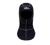 mophrati Keep Diving DH-321 Neoprene Nylon Dive Cap Cold-proof Hood Adults Head Cover Leakproof Underwater Hat Watersports, Silver Line, M