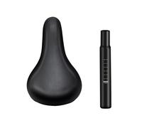 mophrati Kids Bike Saddle Lightweight Comfortable Bicycle Seat Cushion Replacement Durable Outdoor Biking Riding For Fun Replaceable Bike Seat With Saddle Support Pole, 25.4mm