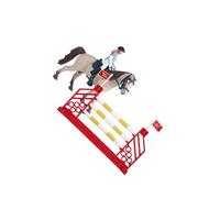mophrati Kids Equestrian Playset Features Horse Horseman And Fence Realistic Toy Set Enhancing Outdoor Imaginary Play Realistic Kids Horse And Horseman Play Set Figure