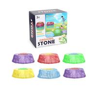 mophrati Light Up Sensory Stones Add Color To Nighttime Play For Children ABS Childrens Foot Balance Training Stepping Stones, 6pcs