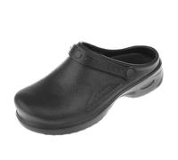 mophrati Lightweight and Durable Men Women Cook Nursing Shoes Ultralite Clogs with Strap, Black, 39 Yards