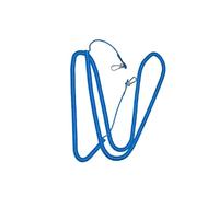 mophrati Lightweight Fishing Coiled Lanyard with Strong Spring Loaded Securing Clip Connecting to Equipment Outdoors Fishing Coiled Lanyard with Carabiner Accessories