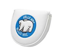 mophrati Lightweight Golf Mallet Putter Cover With Cute Bear Magnetic Closure Equipment Club Head Cover Adds Of Fun To Golf Gear. Each Package Contains 1 Bear Cartoon Club Head
