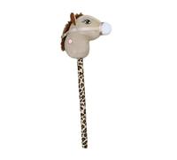 mophrati Lightweight Hobby Stick Horse Toy Enhances Balance Skills And Imaginative Play Gift For Little Riders Horse On Stick For Kids Pretend Preschoolers Plush Hobby Toy Kids , Beige , 70x30cm