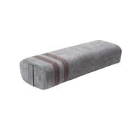 mophrati Maintain Proper Posture Using Yoga Bolster,Gray,70x24x14cm