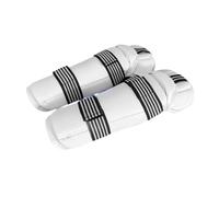 mophrati Martial Arts Arm Guards Offer Unmatched Performance And Stability For Practicing Taekwondo And Muay Thai Kick Boxing Techniques Taekwondo Arm Elbow Protectors Guards Breathable, White, L