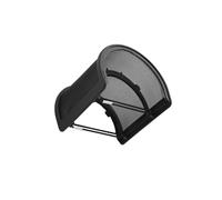 mophrati Microphone Windscreen U Shape Portable Filter Efficient Microphone Isolates Sounds Ensuring Recordings Professional Equipment Vocal Recording Gaming, Black without Cotton, 3.15x2.95 inch