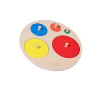 mophrati Mind-Building Wood Shape Puzzles Memory and Logical Thinking, round